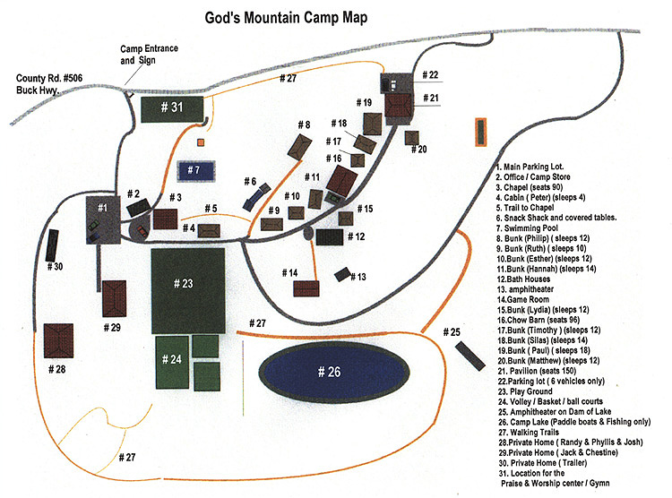 God's Mountain Map